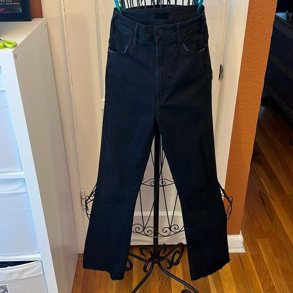 Mother The Hustler Ankle Fray Jeans-Sz 25